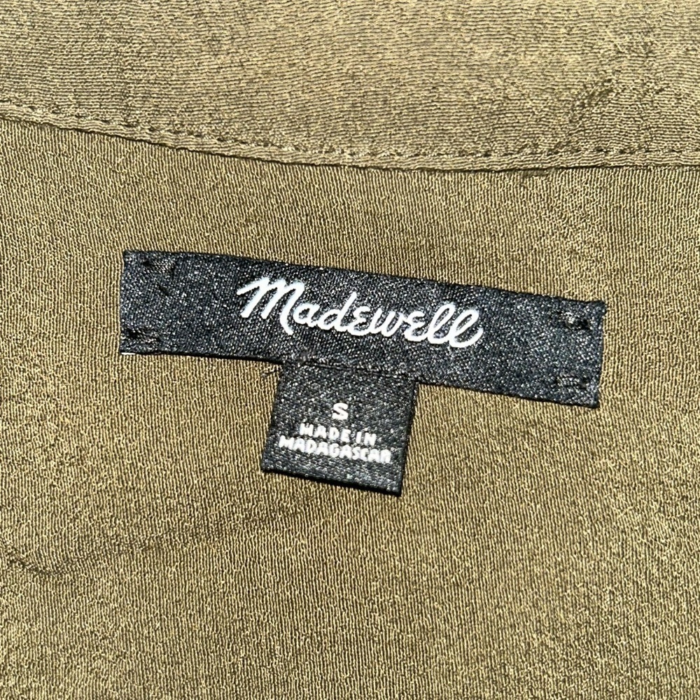 Madewell Central Drapey Shirt SIZE SMALL - Picture 6 of 7